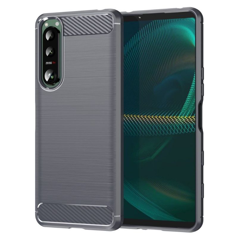 Coque Sony Xperia 5 III flexible effet brossé