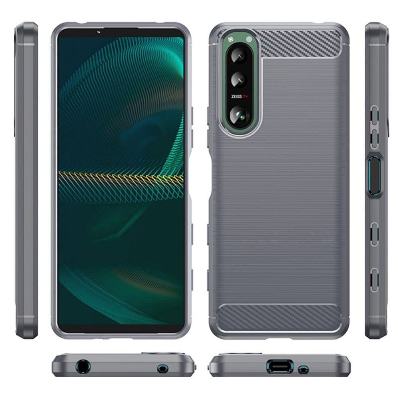 Coque Sony Xperia 5 III flexible effet brossé