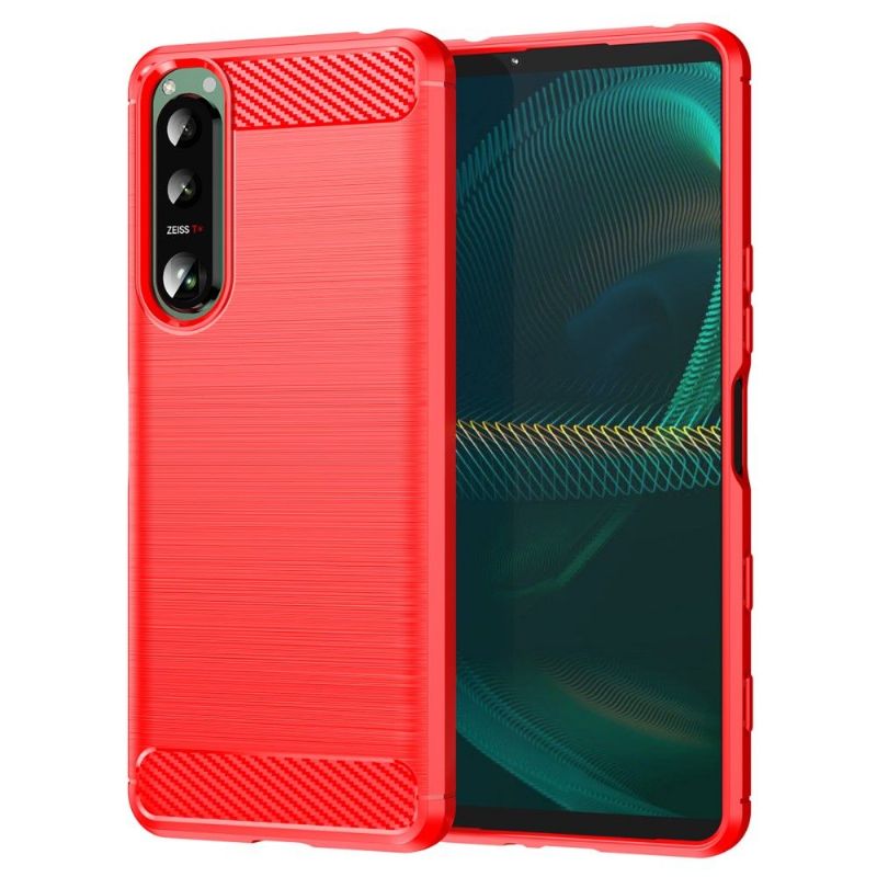 Coque Sony Xperia 5 III flexible effet brossé