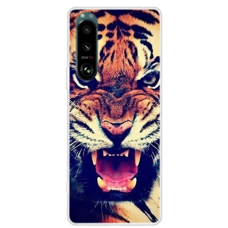 Coque Sony Xperia 5 III Tigre Féroce