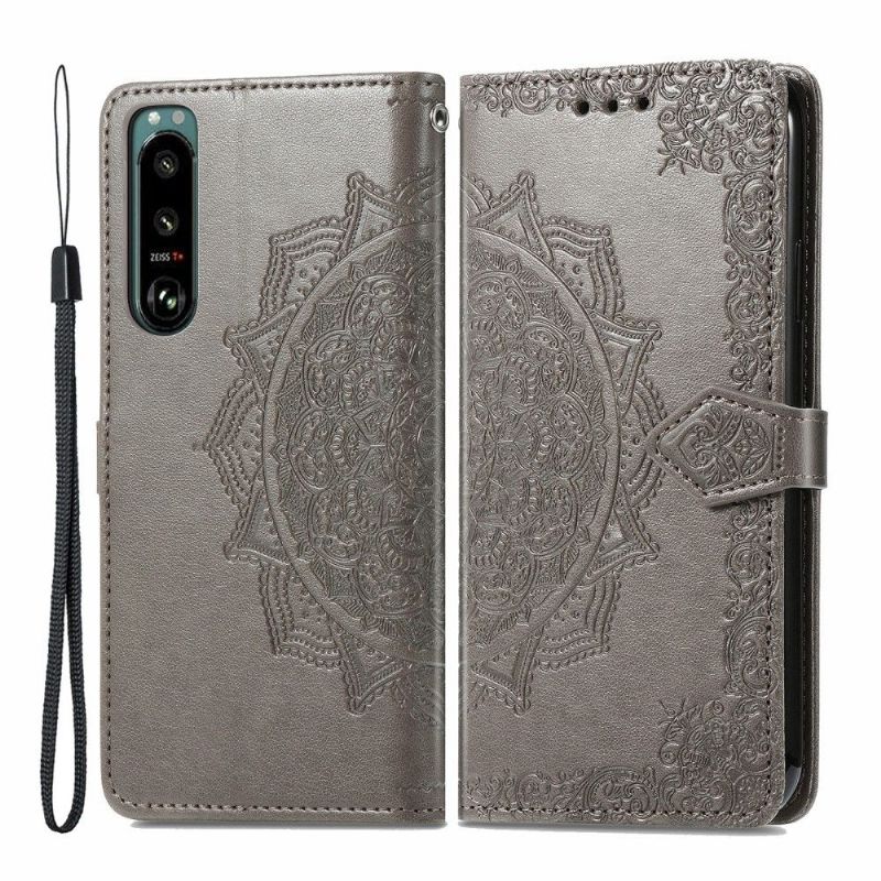 Housse Sony Xperia 5 III Mandala Porte Cartes