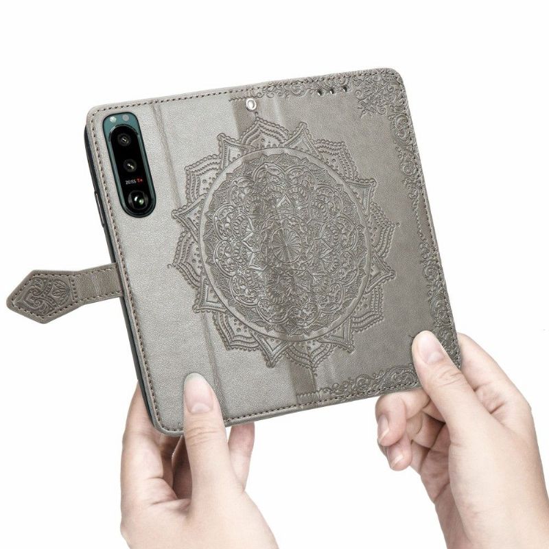 Housse Sony Xperia 5 III Mandala Porte Cartes