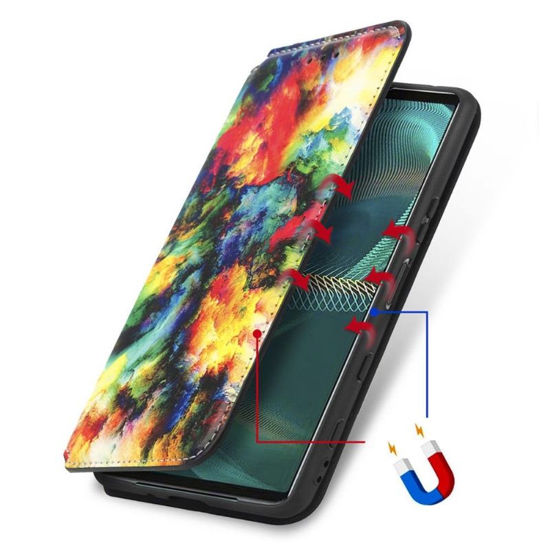 Housse Sony Xperia 5 III Nuage iridescent