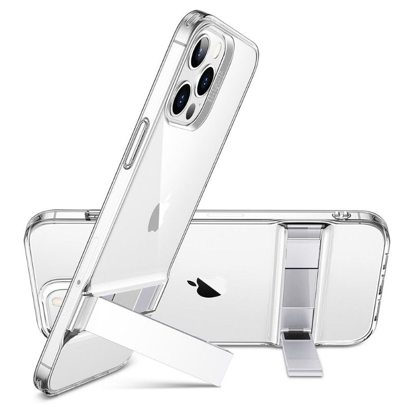 Coque iPhone 12 / 12 Pro ESR transparent avec support métal