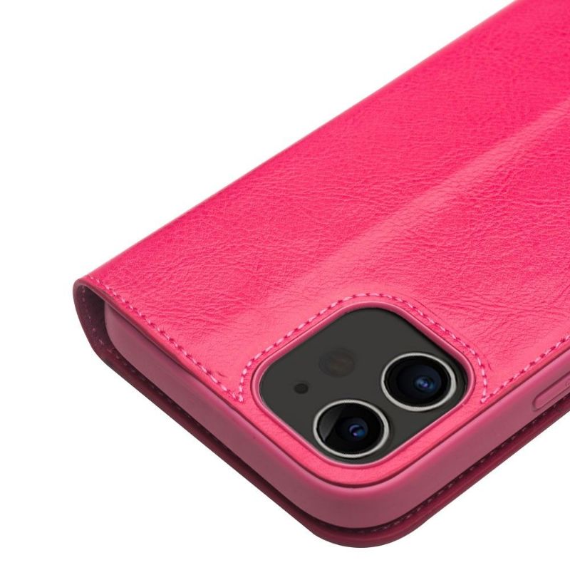 Étui iPhone 12 Pro / 12 fait main en cuir véritable