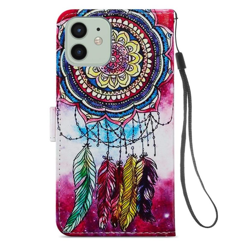 Housse iPhone 12 / 12 Pro attrape rêves coloré