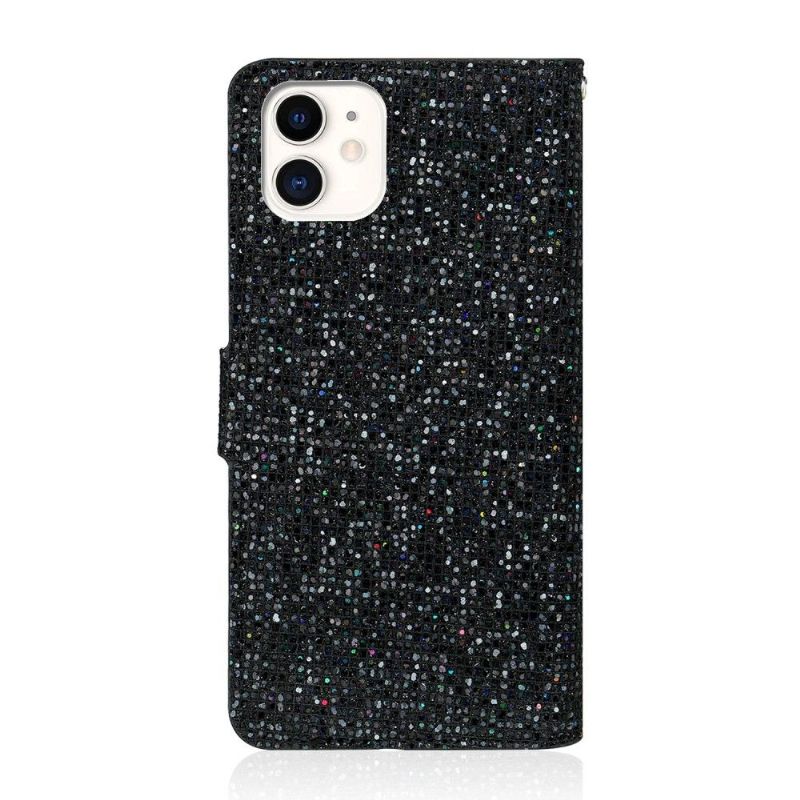 Housse iPhone 12 Pro / 12 Glitter Porte Cartes