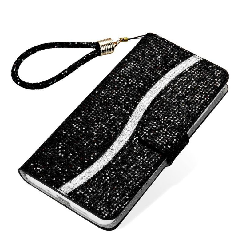 Housse iPhone 12 Pro / 12 Glitter Porte Cartes