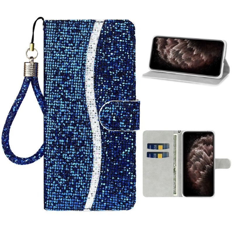 Housse iPhone 12 Pro / 12 Glitter Porte Cartes