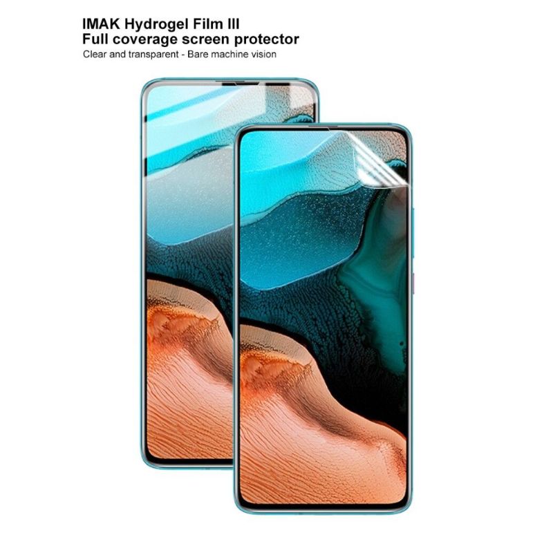 2 films protecteur d'écran Xiaomi Poco F2 Pro en hydrogel