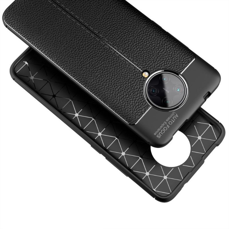 Coque Xiaomi Poco F2 Pro Gel Finition Simili Cuir