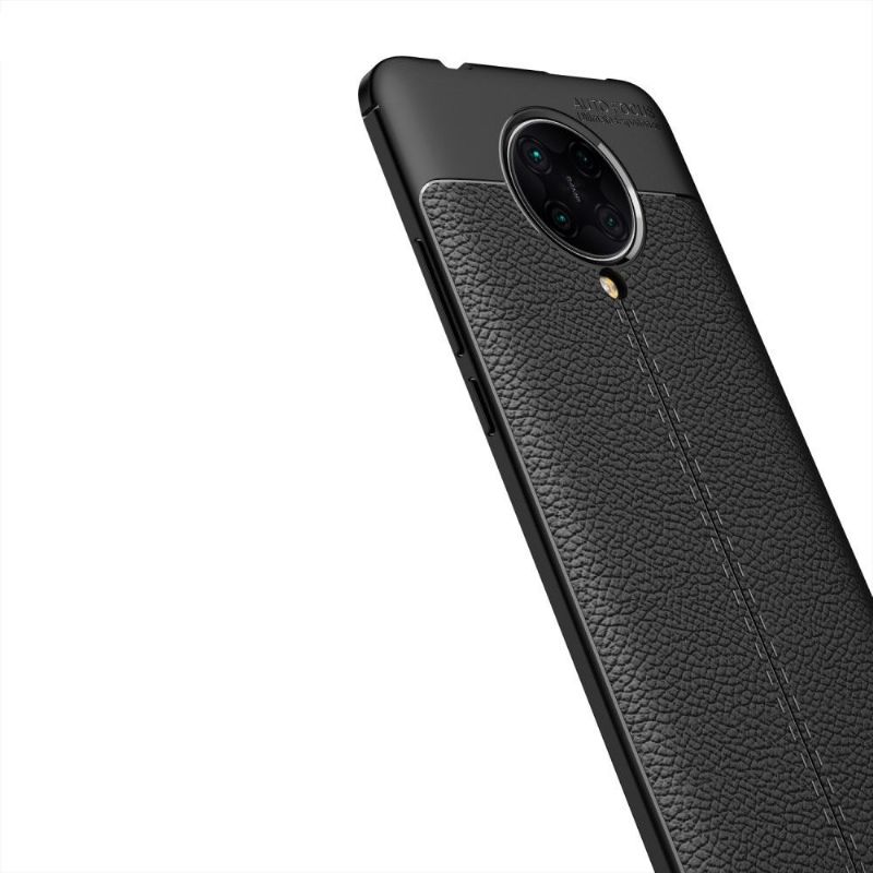 Coque Xiaomi Poco F2 Pro Gel Finition Simili Cuir