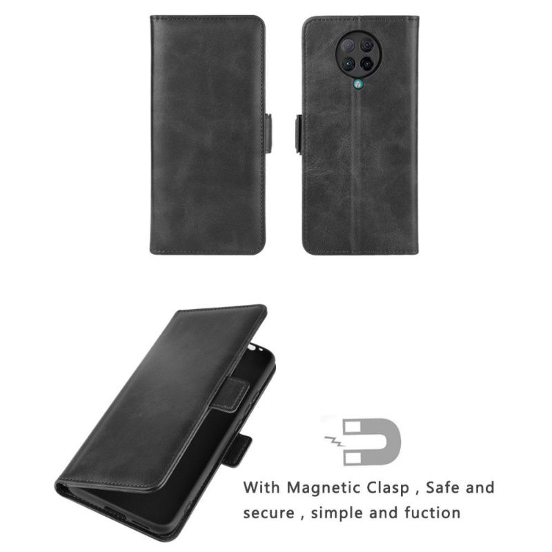 Housse Xiaomi Poco F2 Pro revêtement simili cuir mat