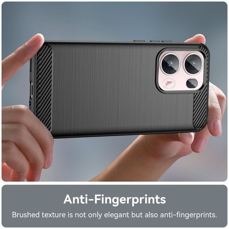 Coque Oppo Reno 13 Pro 5G Fibre Carbonne Brossée