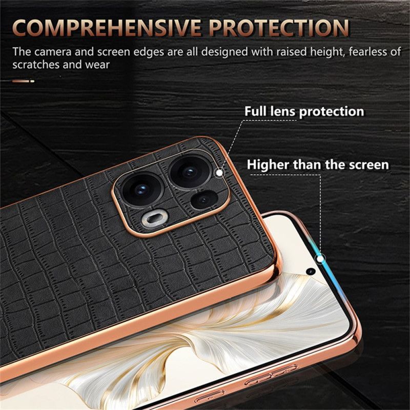 Coque Oppo Reno 13 Pro 5G Style Crocodile AZNS