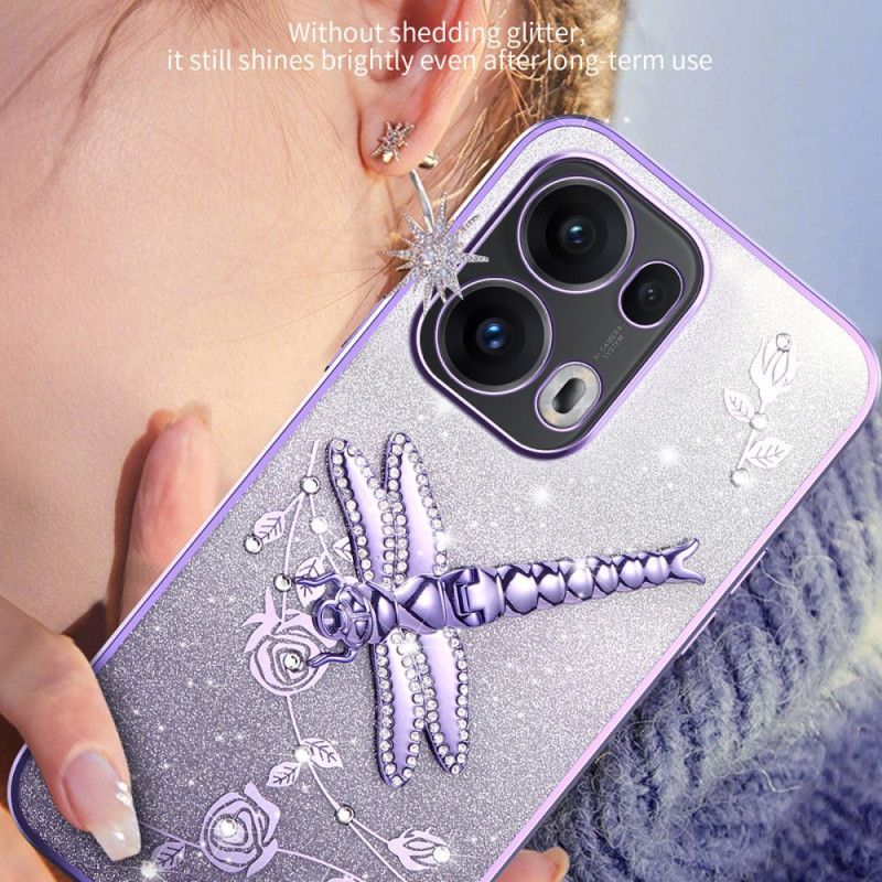 Coque Oppo Reno1 3 Pro 5G Support Libellule KADEM