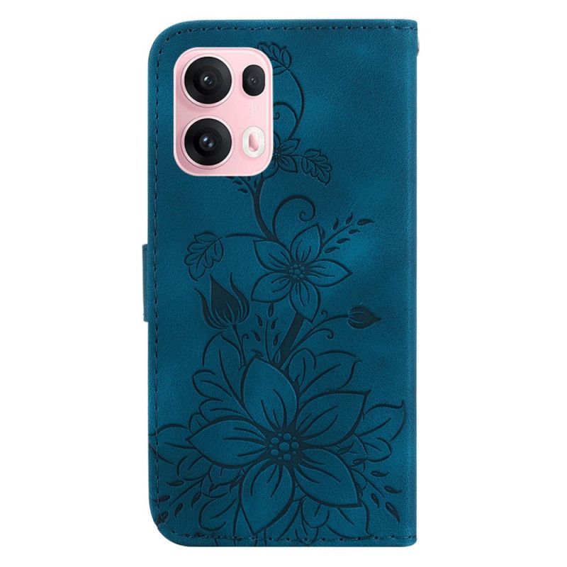 Housse Oppo Reno 13 Pro 5G Motif Fleur de Lys