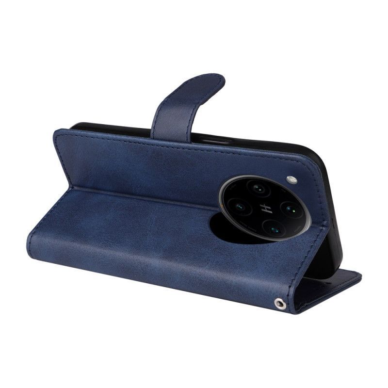 Housse Oppo Reno 13 Pro 5G Simili Cuir Uni à Lanière