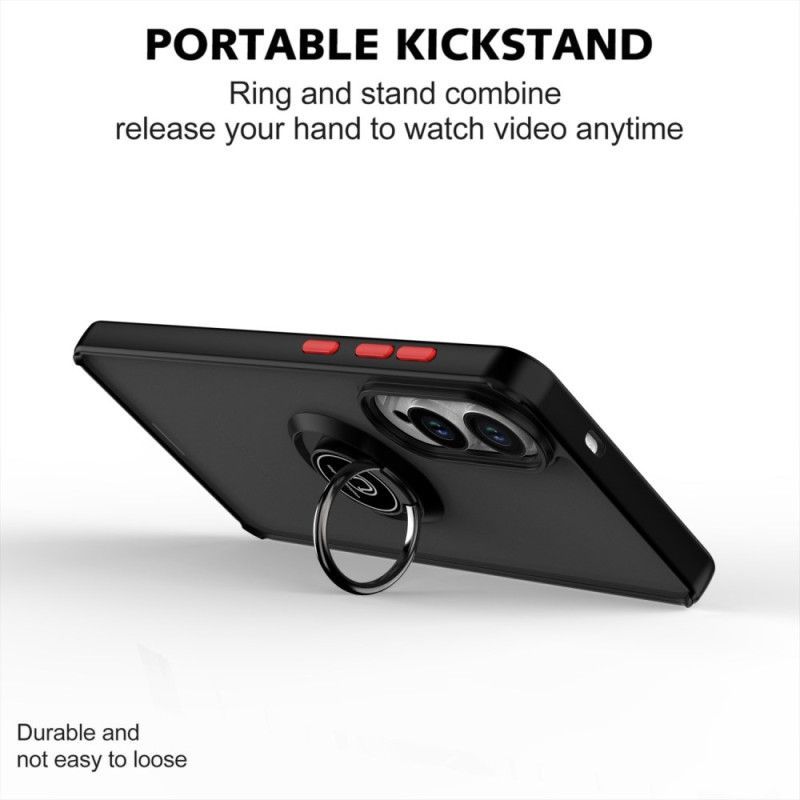 Coque Samsung Galaxy S25 Edge Anneau-Support Antichoc
