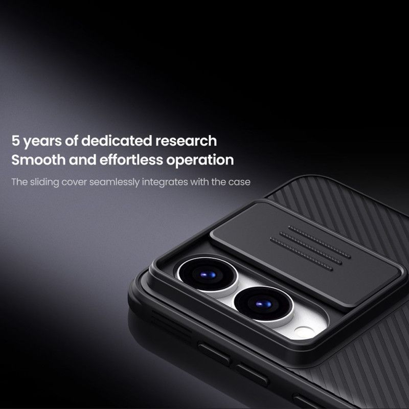 Coque Samsung Galaxy S25 Edge Camshield Pro avec Protection Coulissante pour Caméra NILLKIN