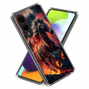 Coque Samsung Galaxy S25 Edge Cheval de Feu