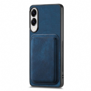 Coque Samsung Galaxy S25 Edge Compatible MagSafe avec Porte-Cartes Détachable