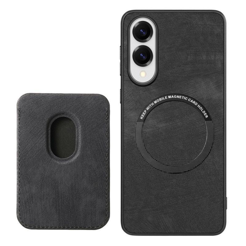 Coque Samsung Galaxy S25 Edge Compatible MagSafe avec Porte-Cartes Détachable