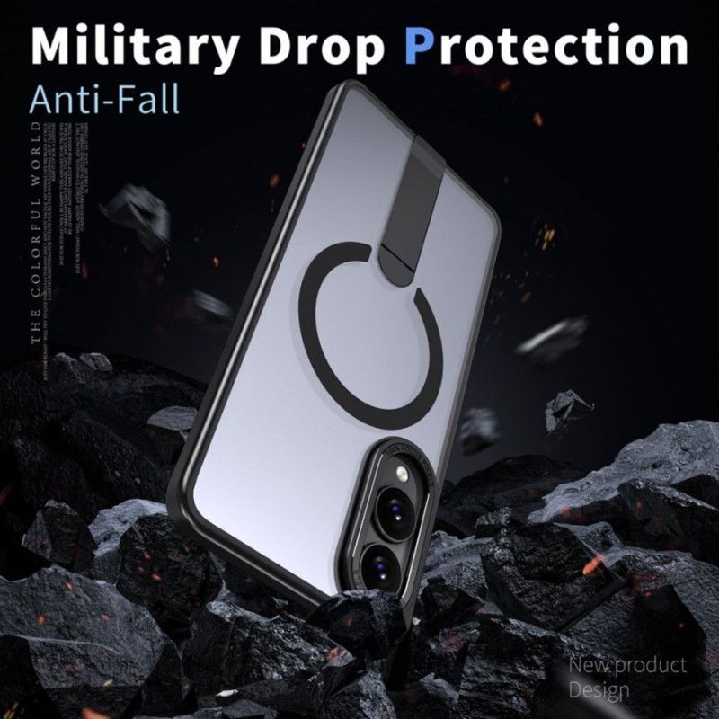 Coque Samsung Galaxy S25 Edge Compatible MagSafe avec Support Intégré