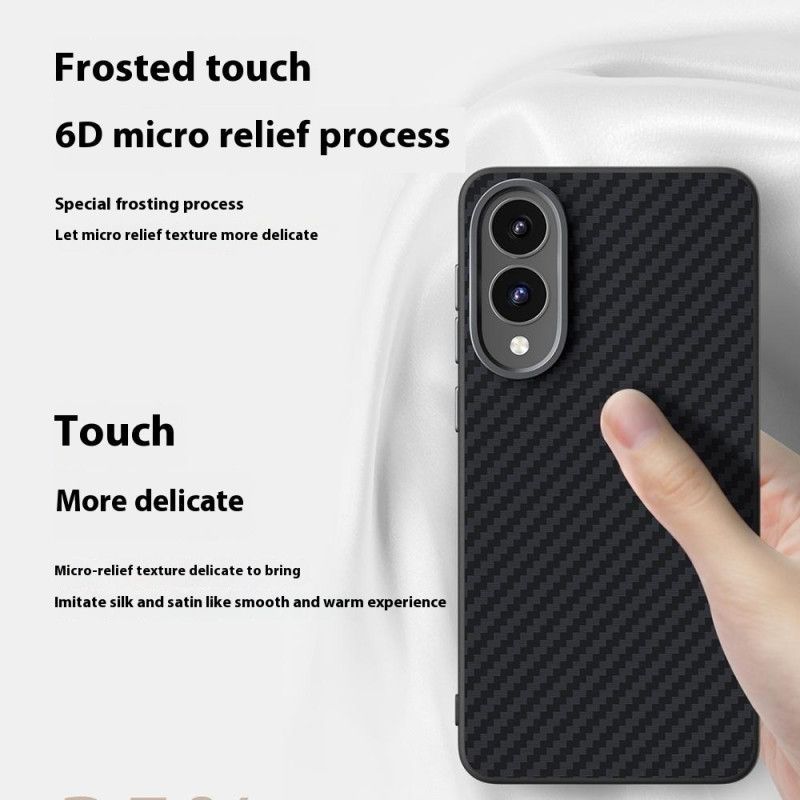 Coque Samsung Galaxy S25 Edge compatible MagSafe Fibre Carbone ABEEL