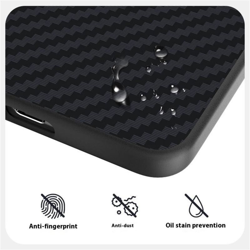 Coque Samsung Galaxy S25 Edge compatible MagSafe Fibre Carbone ABEEL