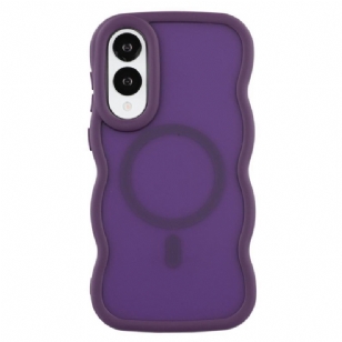 Coque Samsung Galaxy S25 Edge Compatible MagSafe Ondulation