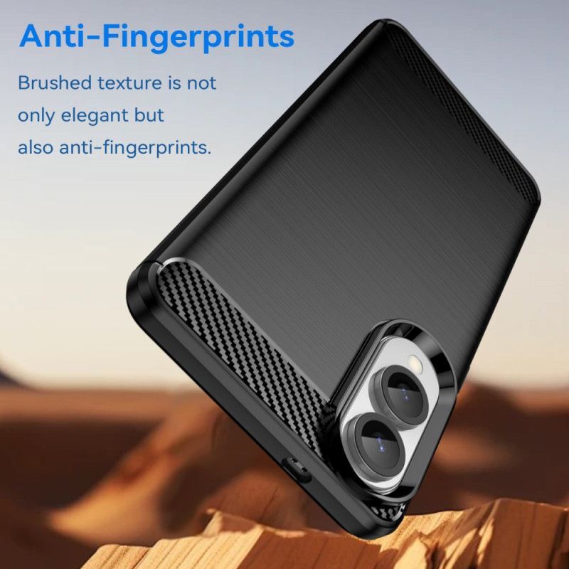 Coque Samsung Galaxy S25 Edge Fibre Carbone Brossée