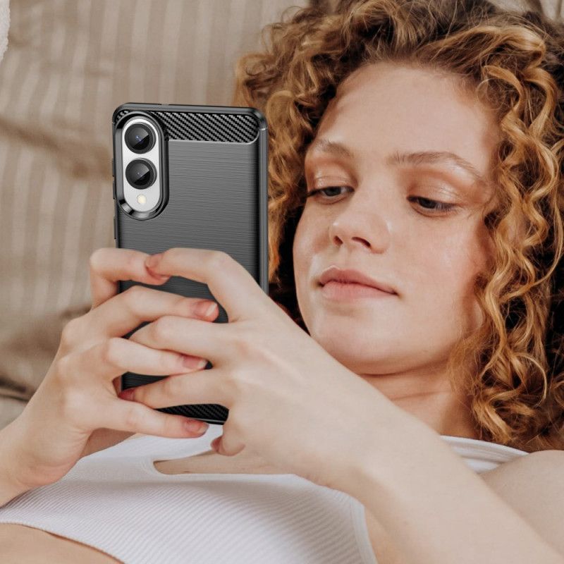 Coque Samsung Galaxy S25 Edge Fibre Carbone Brossée