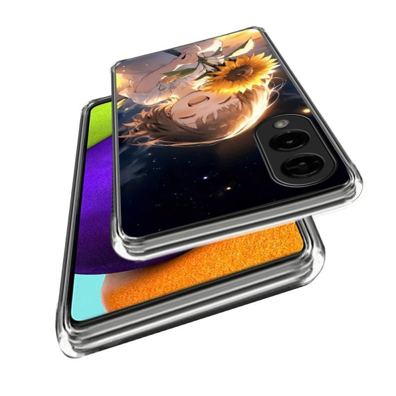 Coque Samsung Galaxy S25 Edge Fille au Tournesol