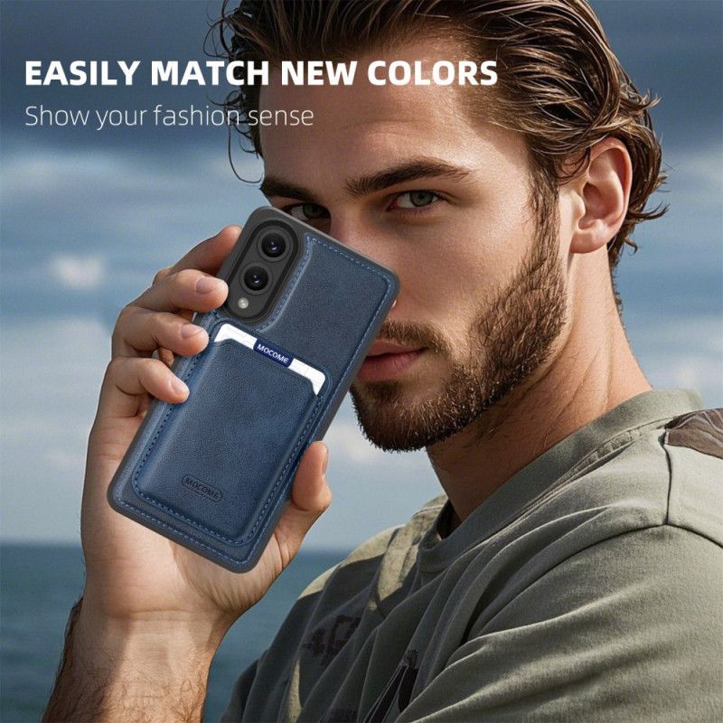 Coque Samsung Galaxy S25 Edge Magnétique avec Porte-Cartes Détachable