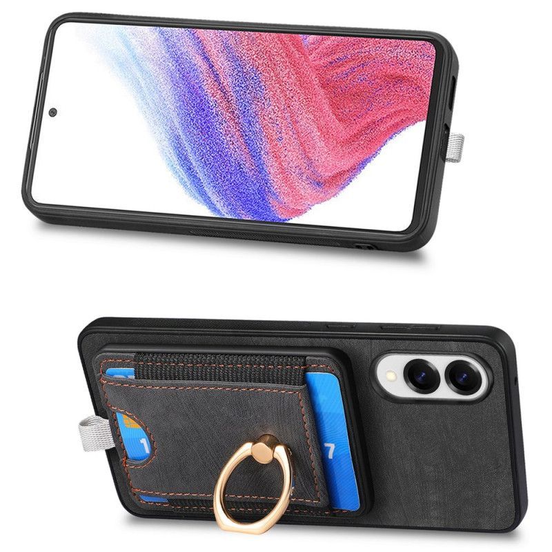 Coque Samsung Galaxy S25 Edge Magnétique avec Porte-cartes Détachable