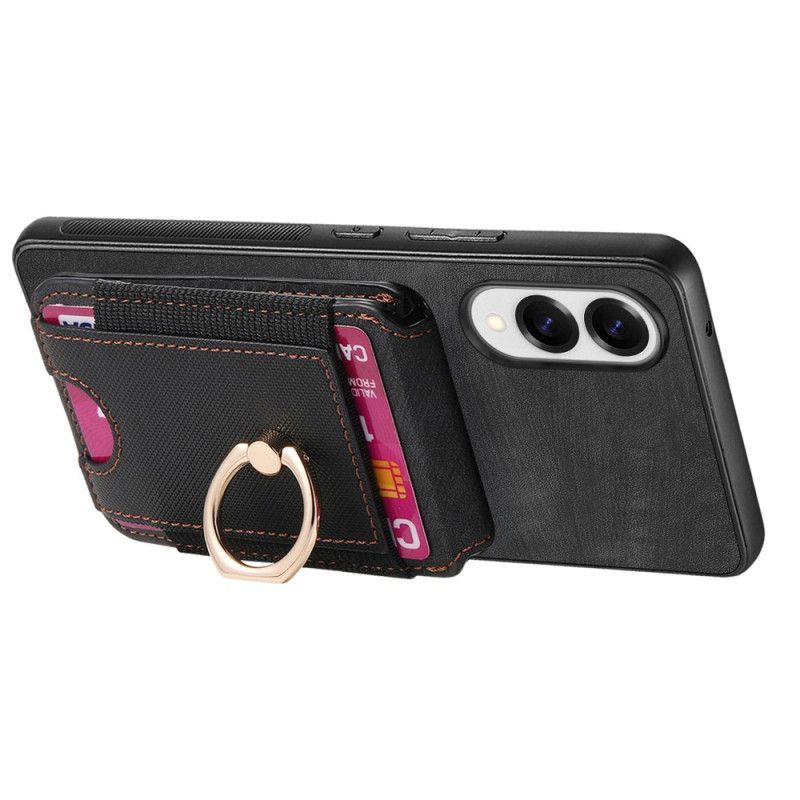 Coque Samsung Galaxy S25 Edge Porte-Cartes Détachable et Support
