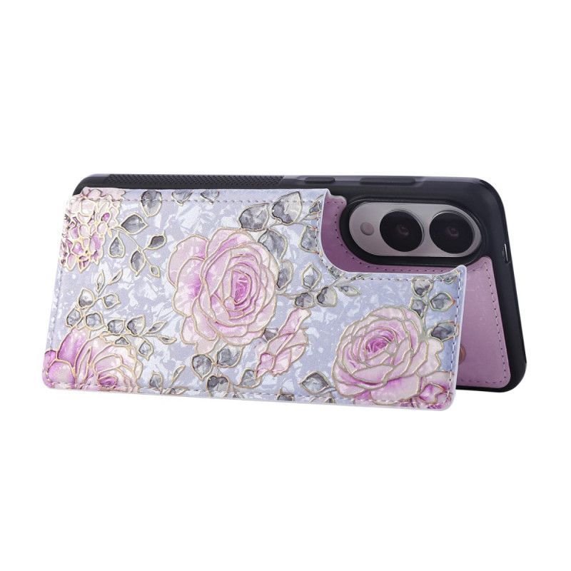 Coque Samsung Galaxy S25 Edge Porte-Cartes Floral