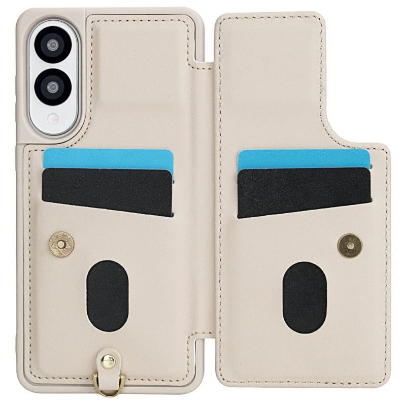 Coque Samsung Galaxy S25 Edge Porte-Cartes Floral à Lanière