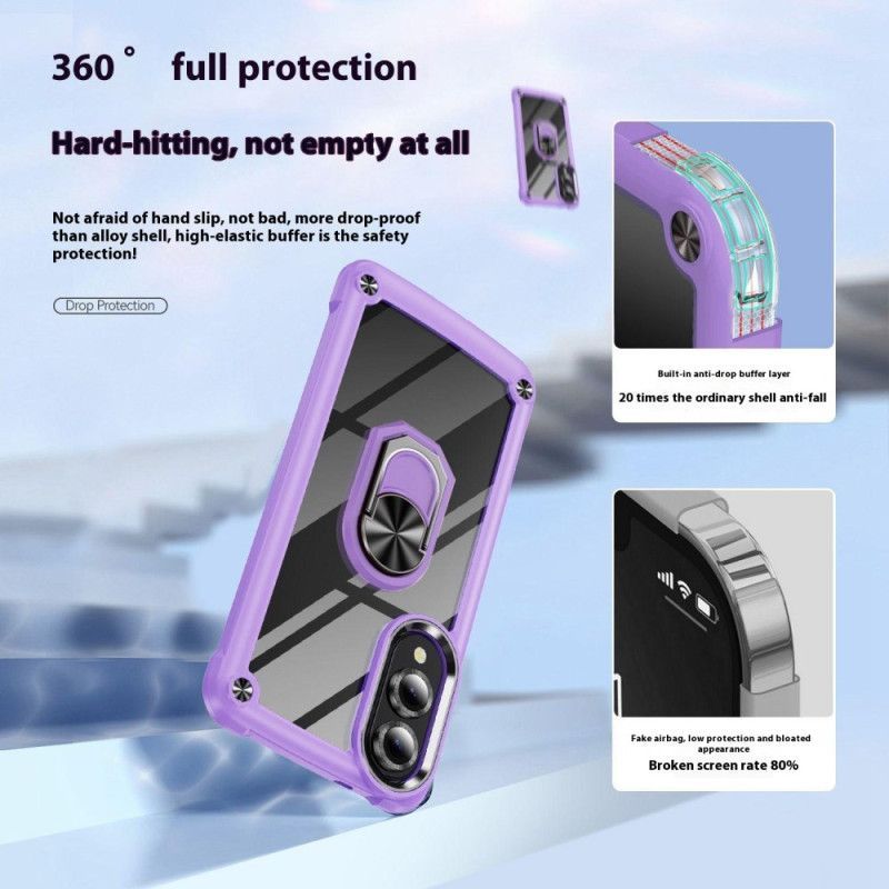 Coque Samsung Galaxy S25 Edge Robuste avec Support Mains Libres