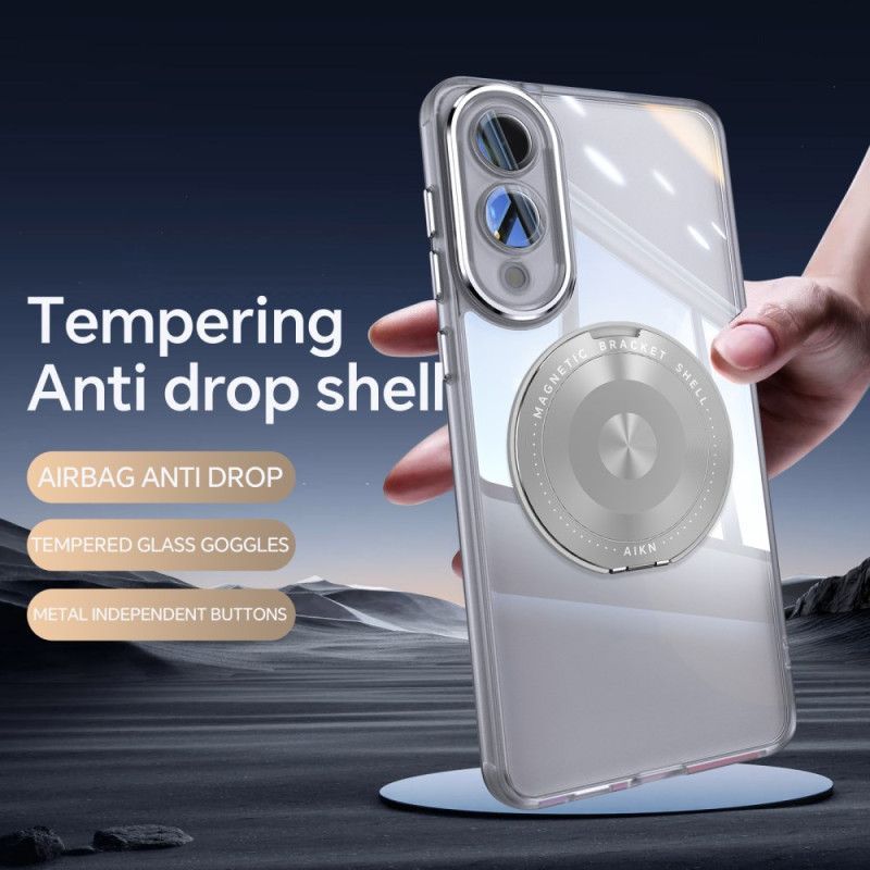 Coque Samsung Galaxy S25 Edge Support Rotatif et Protection d'Objectif