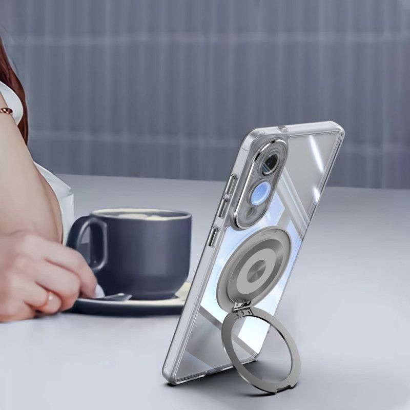 Coque Samsung Galaxy S25 Edge Support Rotatif et Protection d'Objectif