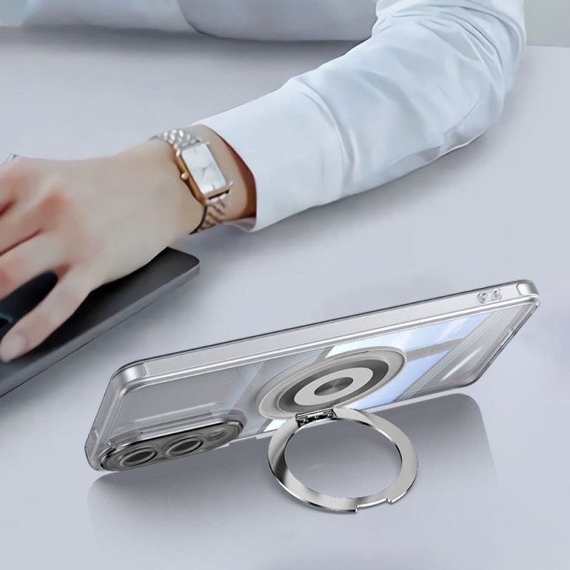 Coque Samsung Galaxy S25 Edge Support Rotatif et Protection d'Objectif