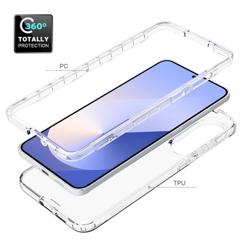 Coque Samsung Galaxy S25 Edge transparente 2-en-1
