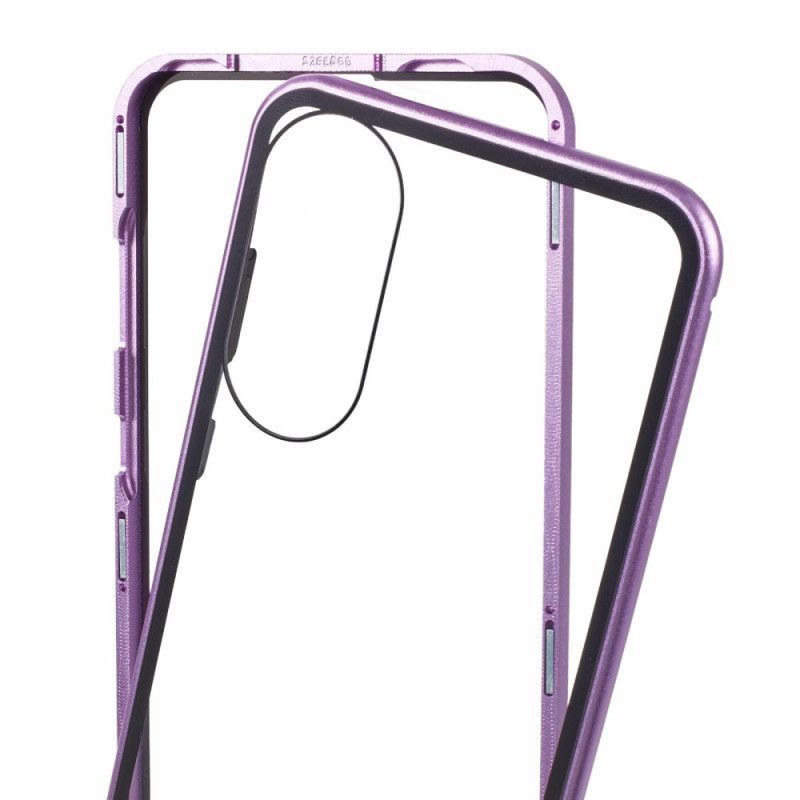 Coque Samsung Galaxy S25 Edge Verre Trempé et Cadre Magnétique