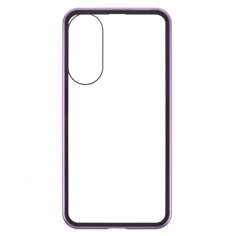 Coque Samsung Galaxy S25 Edge Verre Trempé et Cadre Magnétique