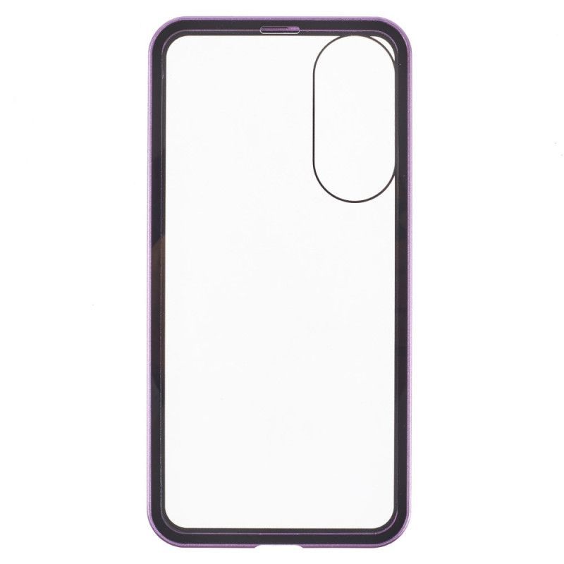 Coque Samsung Galaxy S25 Edge Verre Trempé et Cadre Magnétique