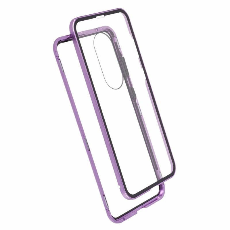 Coque Samsung Galaxy S25 Edge Verre Trempé et Cadre Magnétique