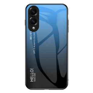 Coque Samsung Galaxy S25 Edge Verre Trempé Hello