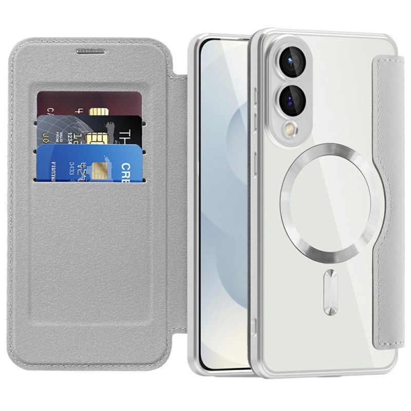 Flip Cover Samsung Galaxy S25 Edge Compatible MagSafe Matelassée